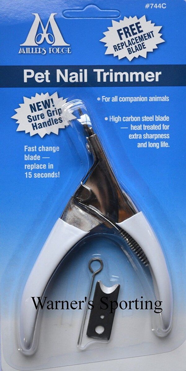 Millers Forge Guillotine Nail Clipper w/ Replacement Blade - Image 2