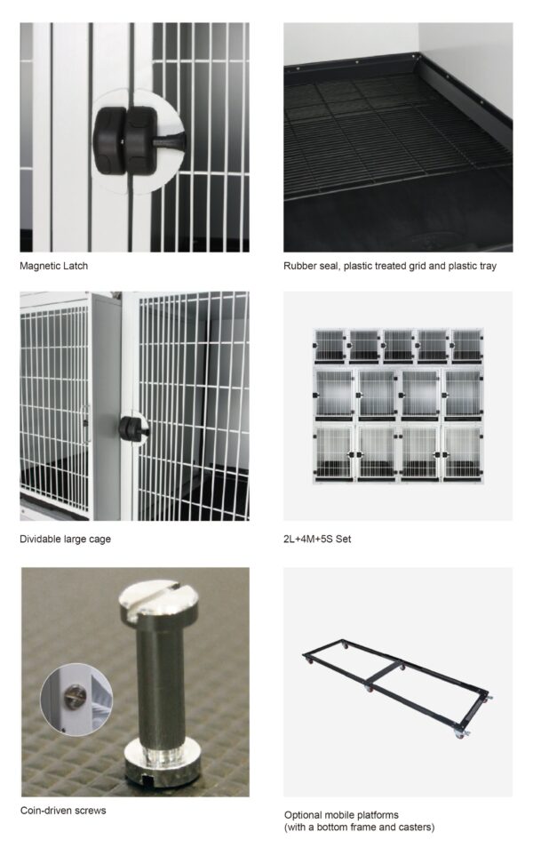 Full Bank Powder Coated Cages - Image 4