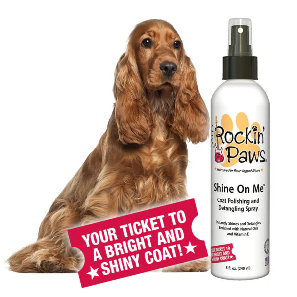 Rockin Paws Shine On Me Polishing & Detangling Spray 64oz/Half Gallon or 8oz - Image 2