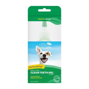 Tropiclean Fresh Breath Oral Care Clean Teeth Gel 4 oz