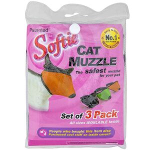 Proguard Softie Cat Muzzles 3pk ( Small, Medium, and Large)