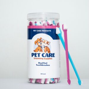 Pet Tooth Brushes by Pet Care Dual End 50ct