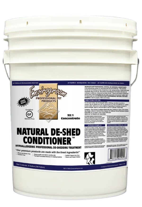 Envirogroom Natural De-Shed Conditioner Dilutes 32:1 - Image 3
